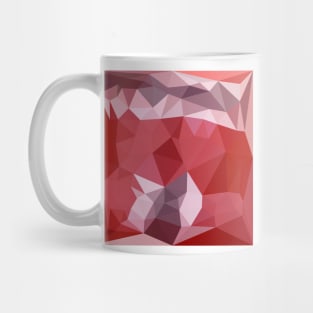 Pale Violet Red Abstract Low Polygon Background Mug